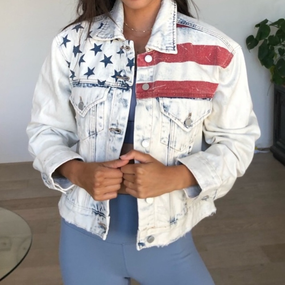 NWT Blank NYC denim USA jacket 🇱🇷